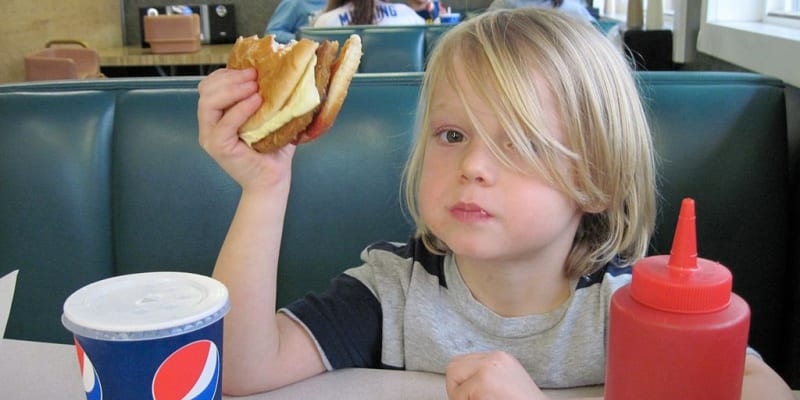 child eating CC