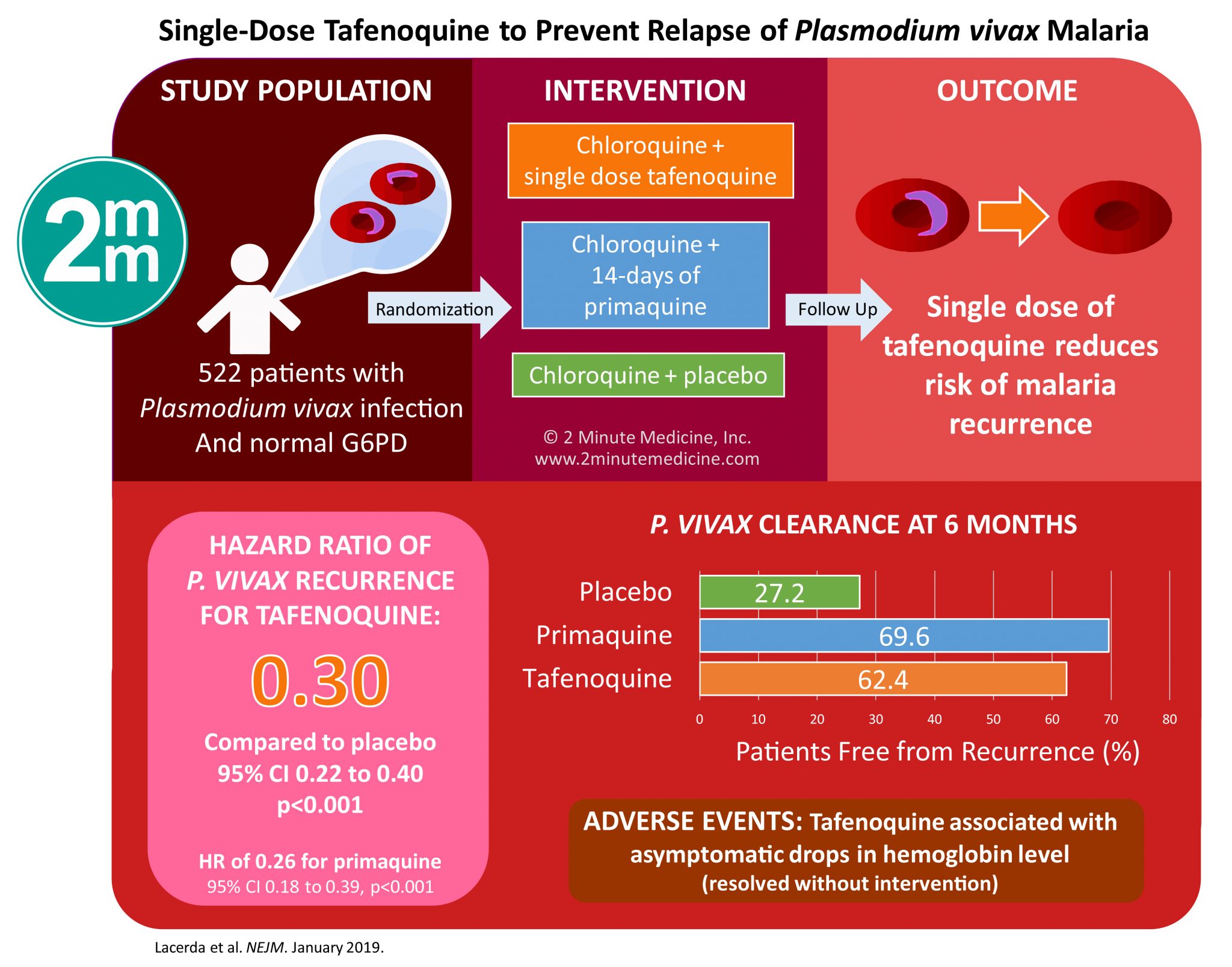 VisualAbstract SingleDose Tafenoquine to Prevent Relapse of