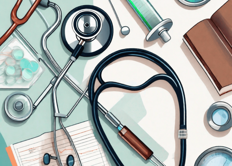A variety of medical tools such as stethoscope
