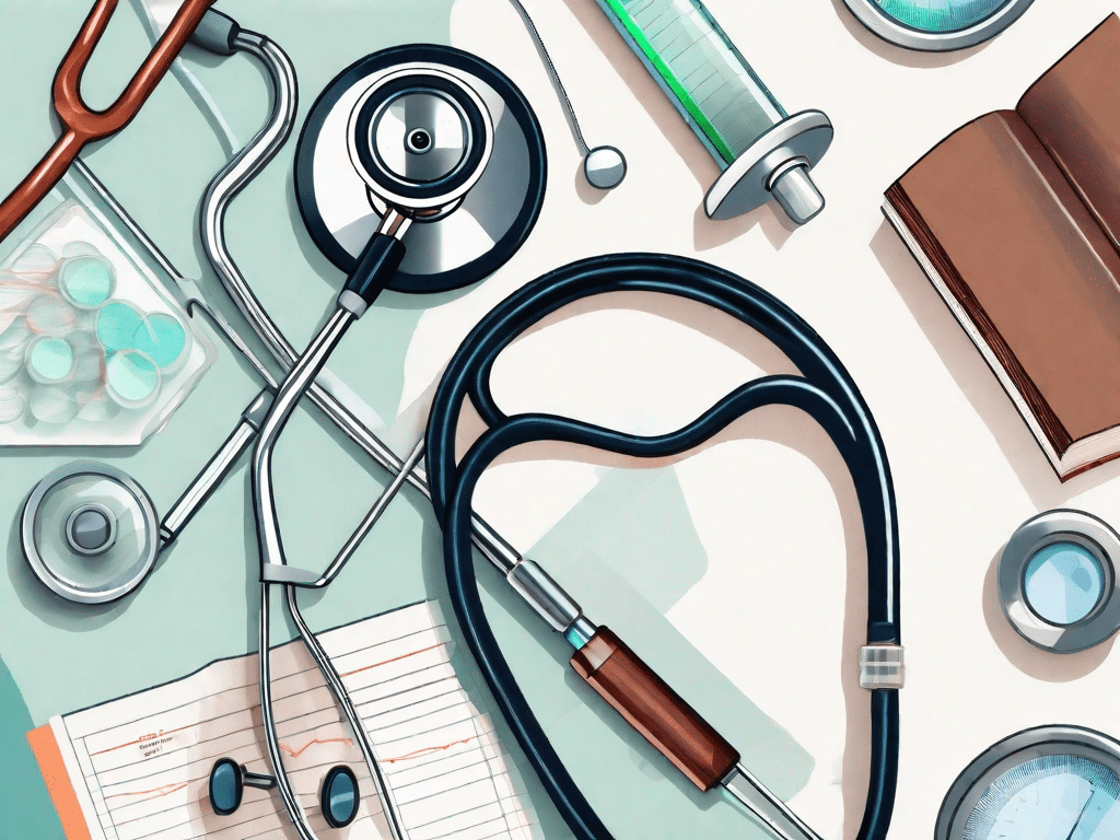 A variety of medical tools such as stethoscope