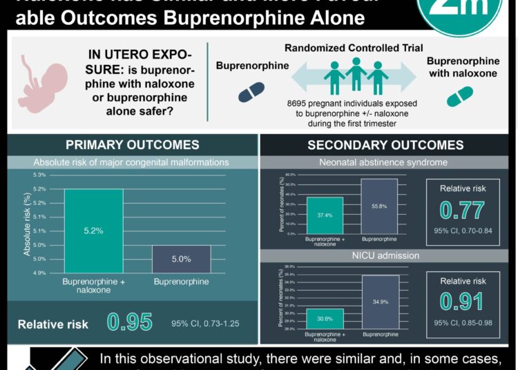 #VisualAbstract: In Utero Exposure to Buprenorphine and Naloxone has Similar and More Favourable Outcomes Buprenorphine Alone