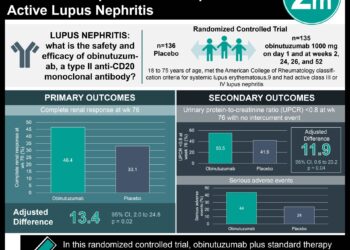 #VisualAbstract: Obinutuzumab Plus Standard Therapy Provided Complete Renal Response in Active Lupus Nephritis