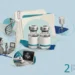 The image features vials of a vaccine, a patient using a respiratory device, and medical devices highlighting aspects of infectious disease management, likely related to influenza.