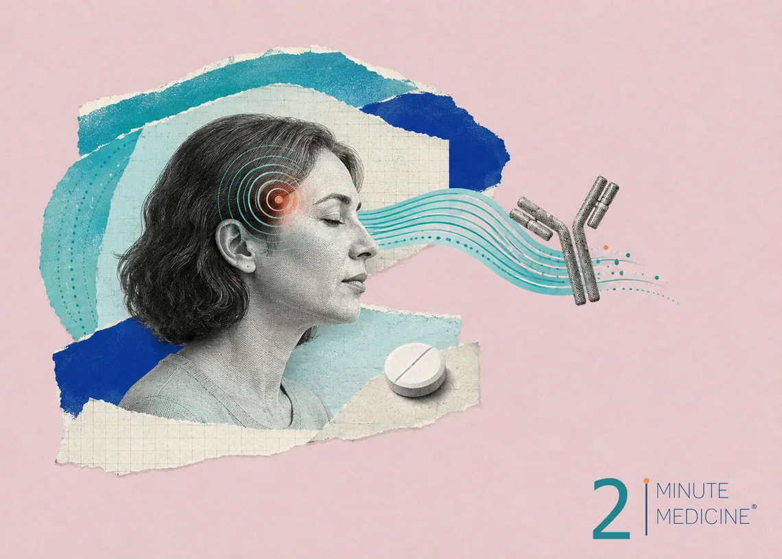 Rimegepant May Provide Migraine Relief for Triptan-Unsuitable Adults: 2 Minute Medicine