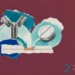 The image illustrates antibodies and a pill, representing immunotherapy and steroid treatments in oncology, with visual elements suggesting timing of administration.