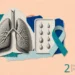 An illustration showing human lungs, a tray with sampling devices, and a teal awareness ribbon, representing lung cancer diagnostics and lymph node sampling.