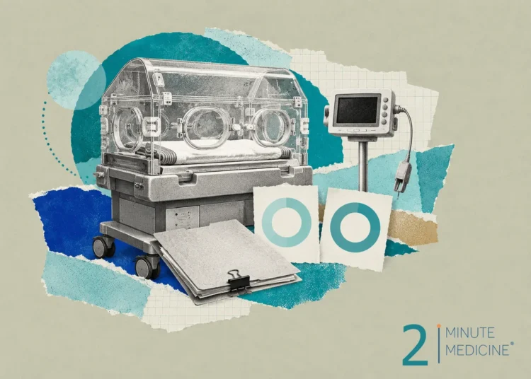An incubator for preterm infants, alongside monitoring equipment and oxygen delivery components.