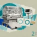 An incubator for preterm infants, alongside monitoring equipment and oxygen delivery components.
